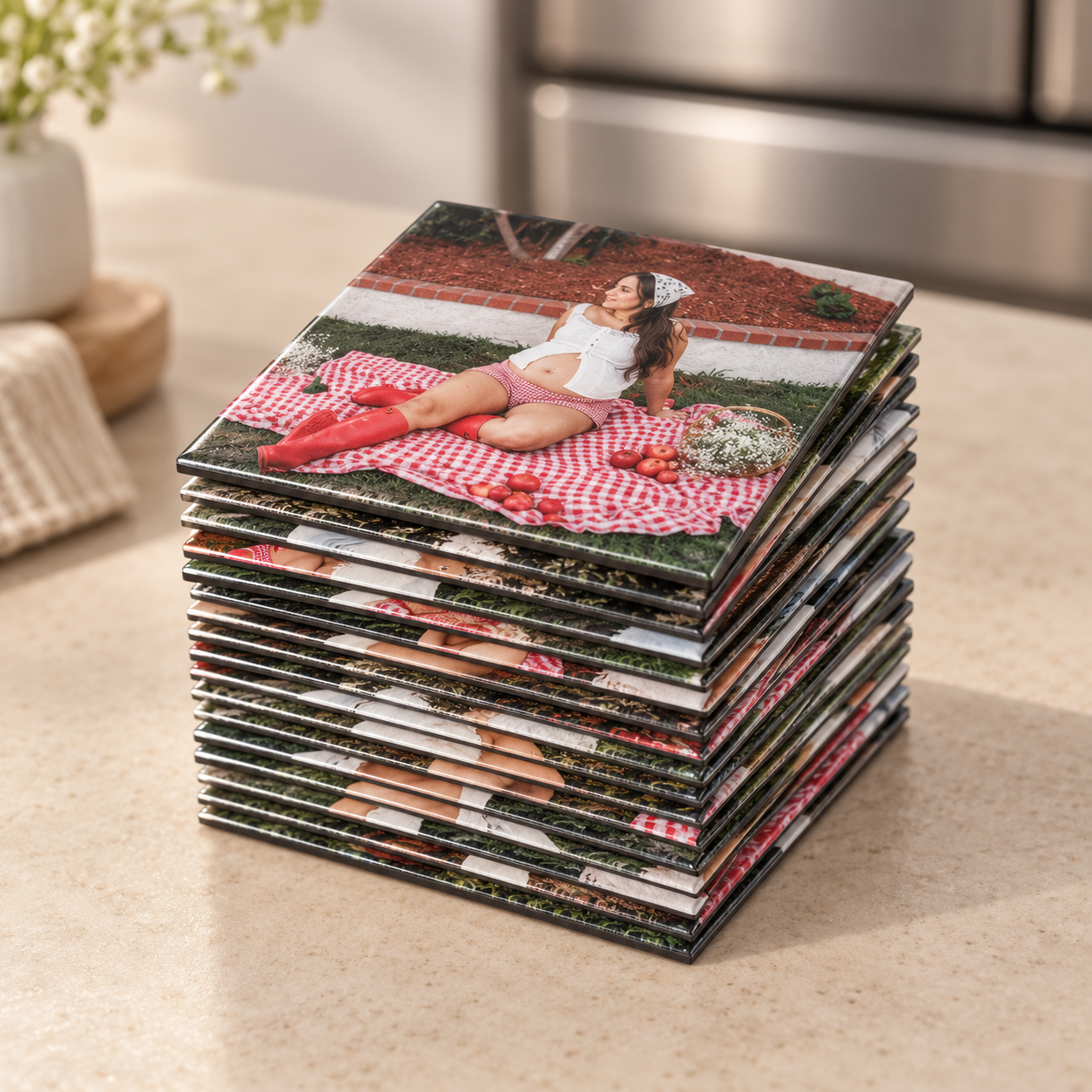 Set of 25 Custom Photo Magnets – Dearly Magnetic